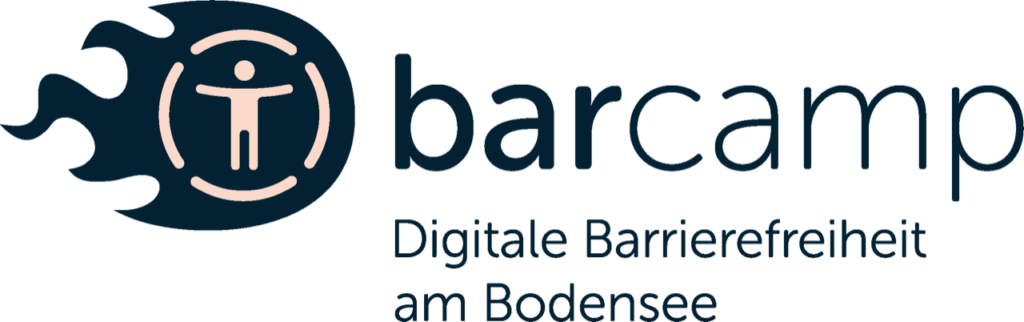 Logo barcamp Digitale Barrierefreiheit am Bodensee