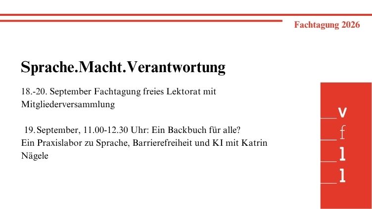 Sprache.Macht.Verantwortung. Fachtagung des VFLL vom 18.20. September in Ludwigshafen